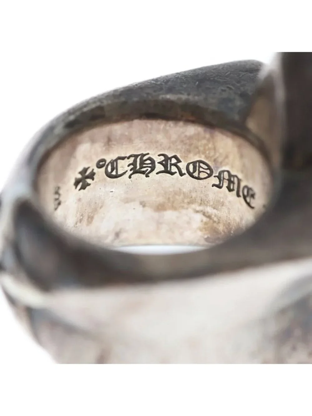 Chrome Hearts Str Lrg Ring Large Star Silver